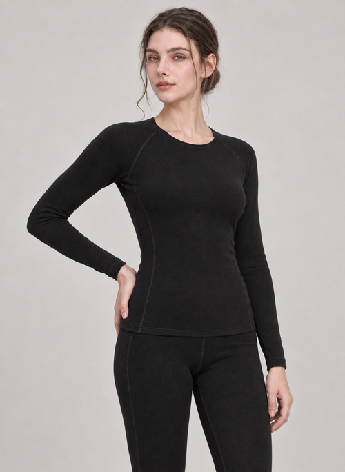 Women's thermal underwear-Black